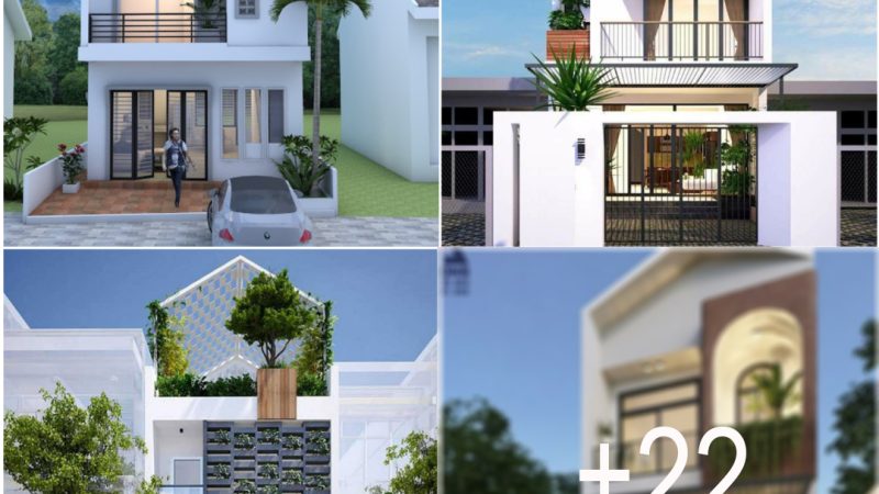 20 Greatest “Two-storey Narrow Home” Design Ideas, Tiny Yet Full Functions