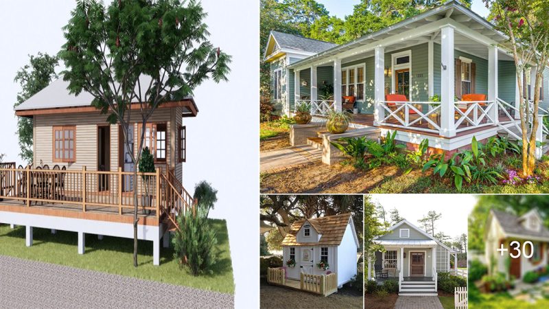 30 Inspiring Little Wooden Home Design Ideas