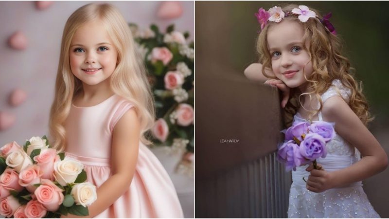 The Irresistible Charm of a Little Girl Captivates the Online Community